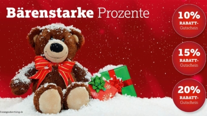Mailing Weihnachtsteddy