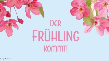 Mailing der Frühling kommt