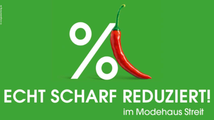 Mailing mit Motiv Echt scharf reduziert