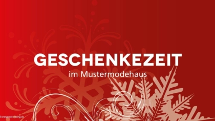 Mailing Geschenkezeit zu Weihnachten