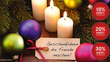 Mailing Weihnachten – Geschenkideen die Freude machen