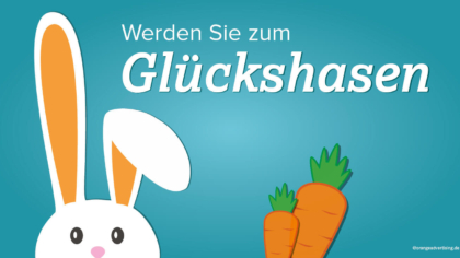 Mailing Osterhase – Werden Sie zum Glückshasen
