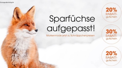 Mailing Sparfüchse aufgepasst!