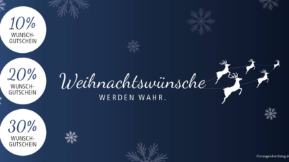 Mailing – Weihnachtswünsche werden wahr