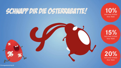 Schnapp dir die Osterrabatte!