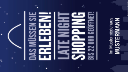 Mailing – Late Night Shopping!