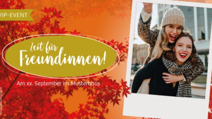 Mailing – Herbst – Zeit für Freundinnen