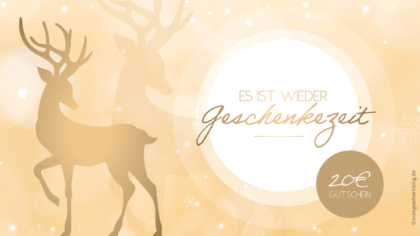 Mailing – Geschenkezeit- festliches gold